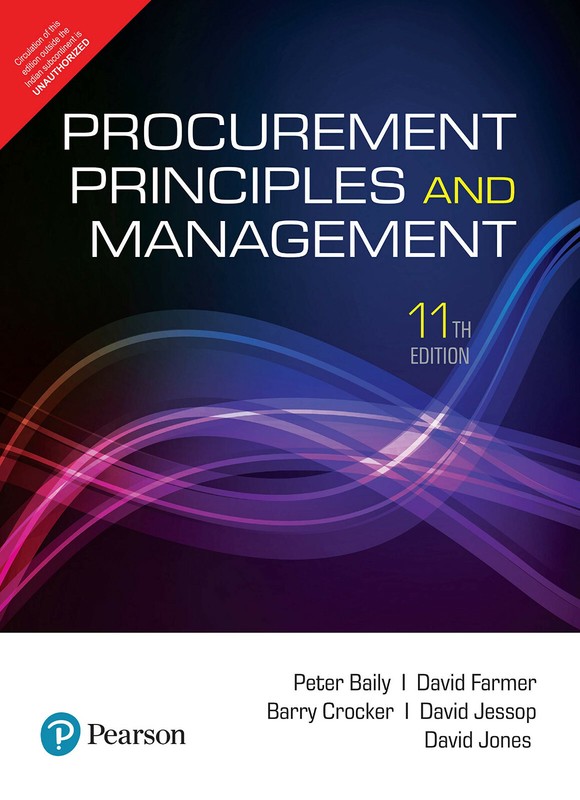 Procurement, Principles and Management by Peter Baily 11th INTL ed 9789352868322