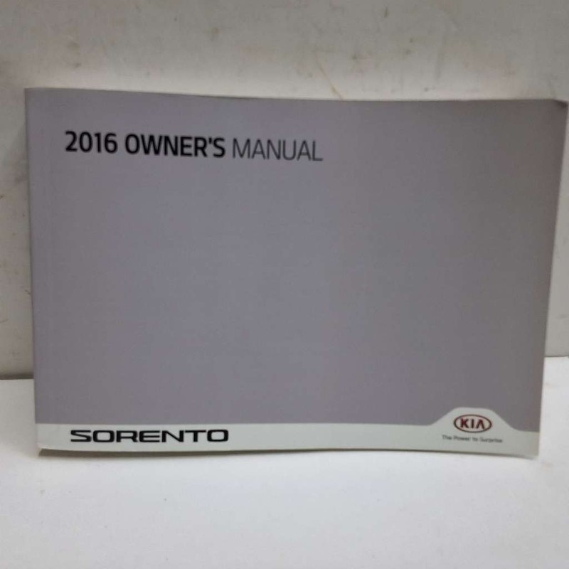 2016 Kia Sorento Owners Manual Handbook Set with Case OEM Z0A1244