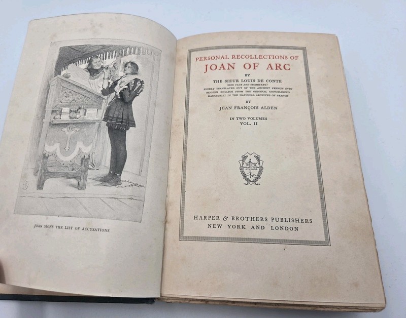 Mark Twain Joan Of Arc Volume XVIII 1899 Antique Book