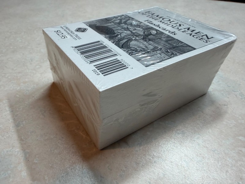 Memoria Press Famous Men of the Middle Ages Flashcards 2nd Edition New Sealed gallery