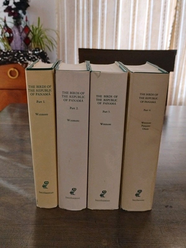 Lot of 4 Birds of the Republic of Panama HC Books Vol 1-4 Set Alexander Wetmore gallery