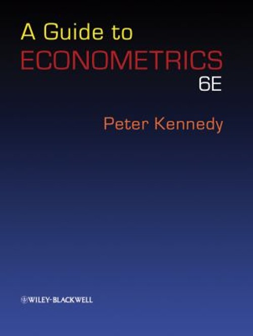 A Guide to Econometrics Paperback Peter Kennedy