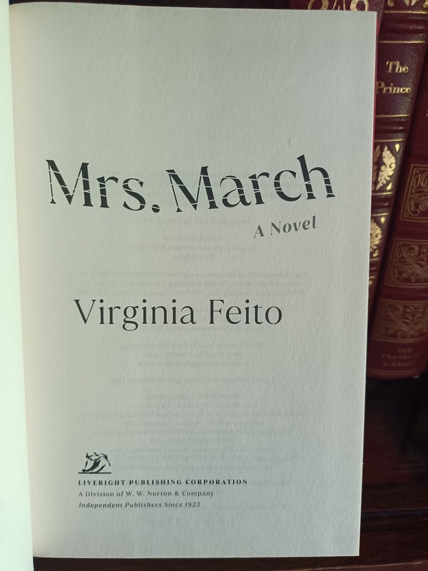 Mrs March_Virginia Feito_HCDJ_1st US Edition / First Printing_2021_Very Good gallery