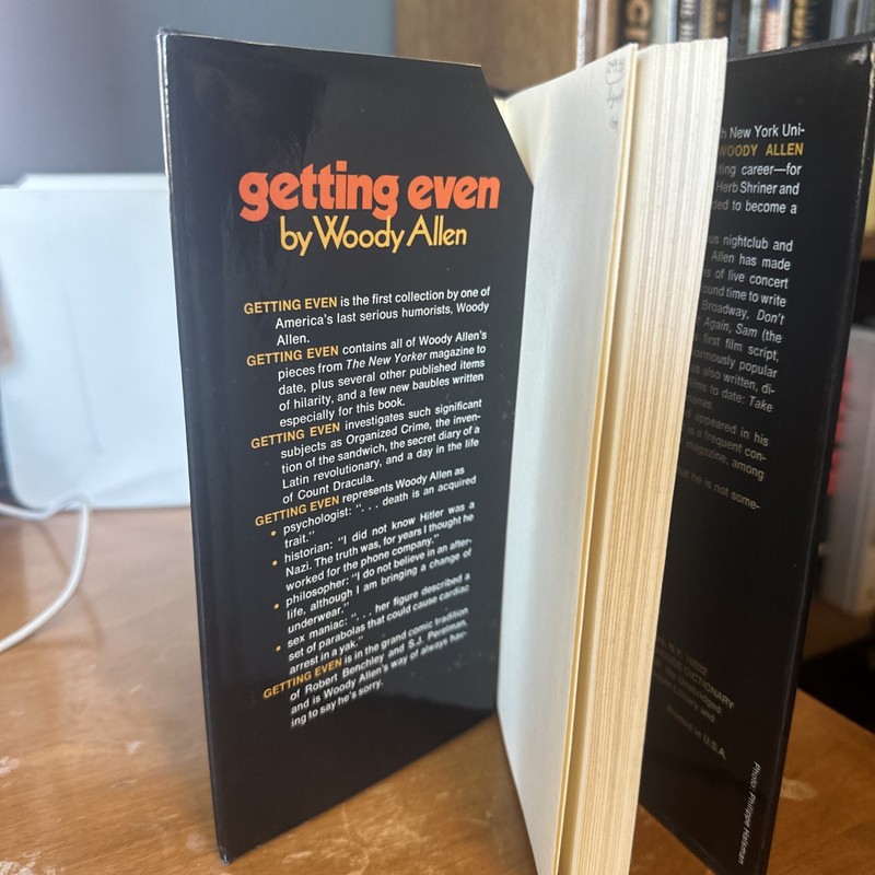 Woody Allen Signed Getting Even gallery