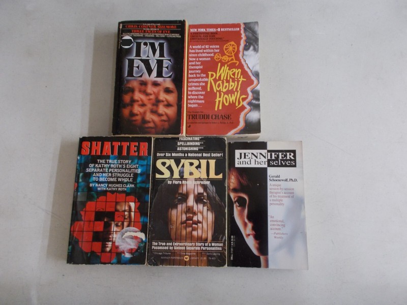 5 MULTIPLE PERSONALITIES # PB SYBIL SHATTER JENNIFER RABBIT HOWLS EVE