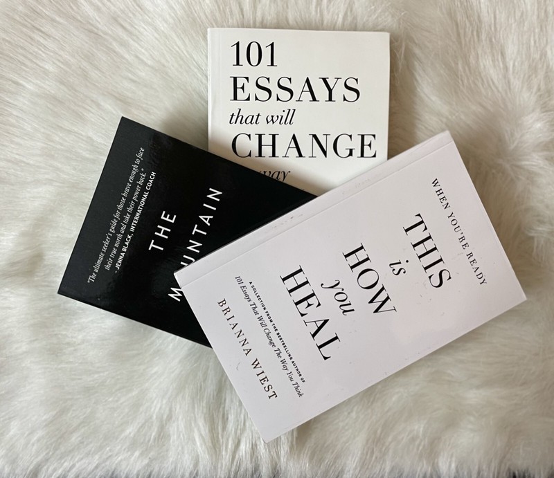 Brianna Wiest 3 book set : Mountain is you + 101 essay + this is how you heal PB gallery