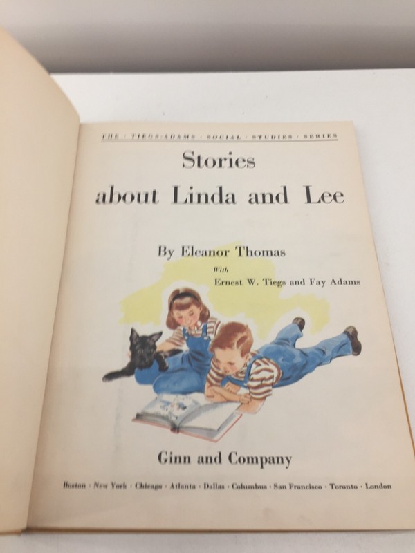 📚 Vintage 1954 Stories About Linda and Lee ~ Ginn and Company HC School Book gallery