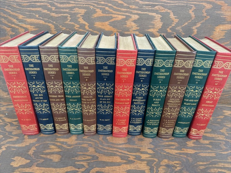 VTG Smithsonian Institution / Scientific Series 1944 HC ~ 12 Volume Set NICE