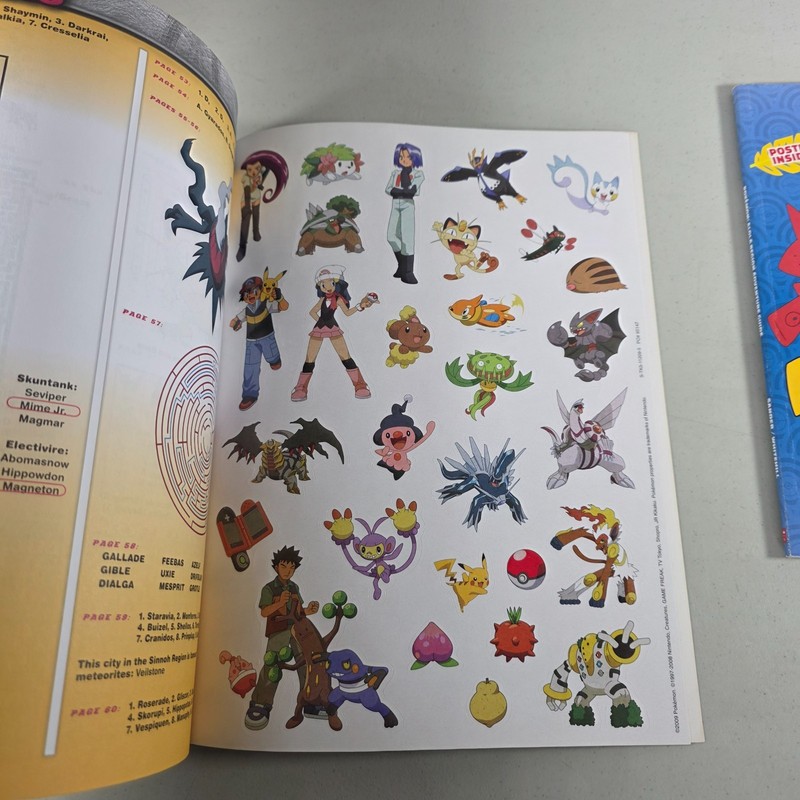 Pokemon Book Lot Deluxe Activity Johto Sinnoh + Alola Region Adventure Guide gallery