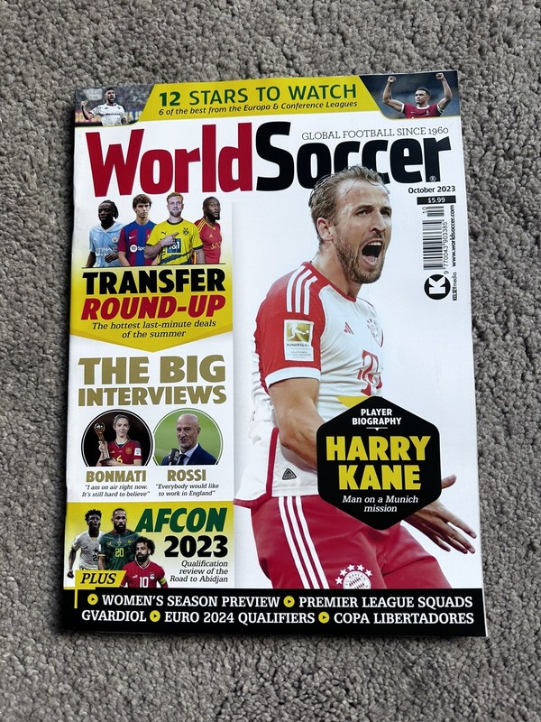 World Soccer UK Magazine October 2023 23 Harry Kane