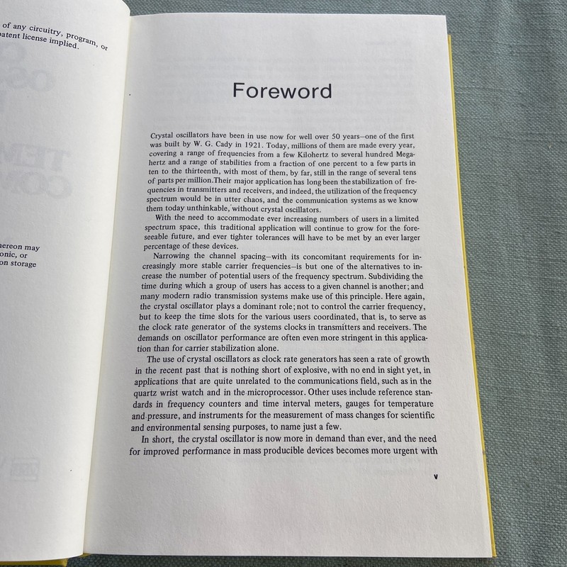 Crystal Oscillator Design Temperature Compensation Frerking 1978 Book Electronic gallery
