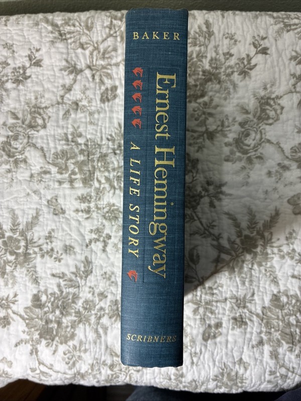 Ernest Hemmingway A Life Story Carlos Baker Charles Scribner Hard Cover 1969 USA gallery