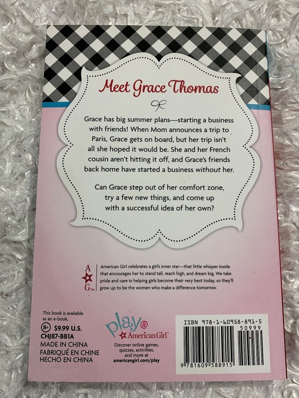 Grace Girl of the Year American Girl Doll Book By Mary Casanova 195 Pages NEW gallery