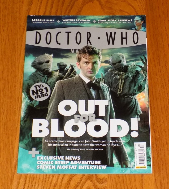 DOCTOR WHO MAGAZINE #383 DAVID TENNANT STEVEN MOFFAT JUNE 2007