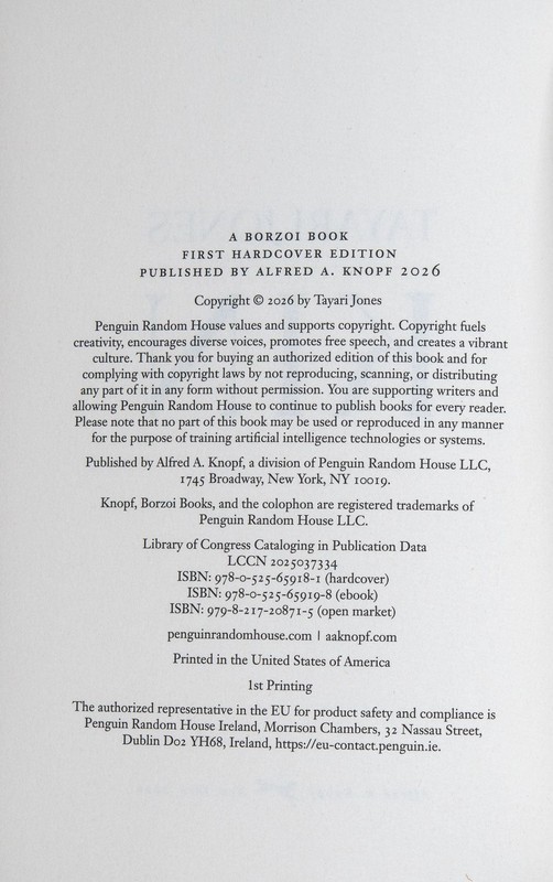 Tayari Jones / Kin A Novel Signed 1st Edition 2026 gallery