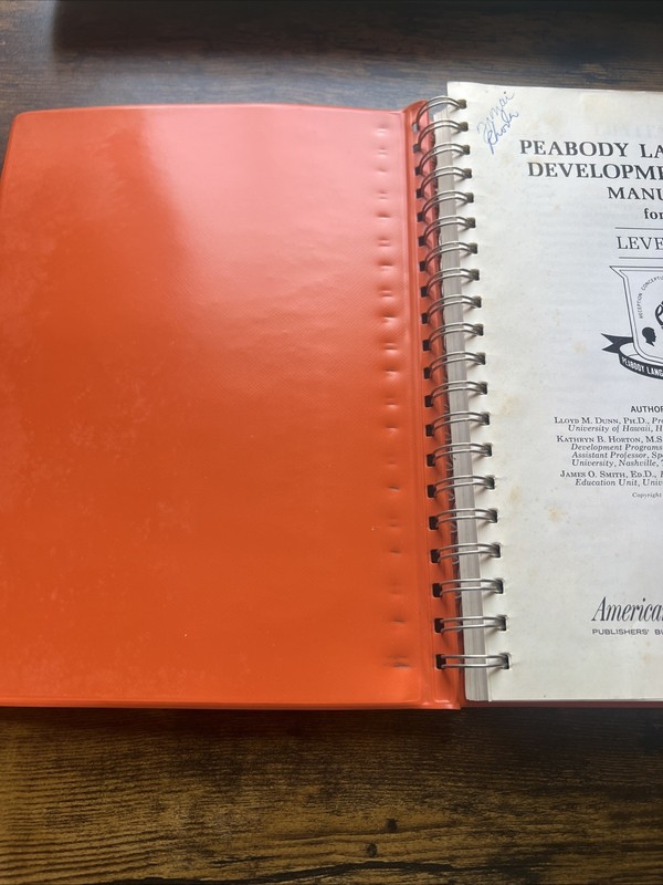 Peabody Language Development Manual - Kindergarten 3-5 Years Level P Lessons S4 gallery