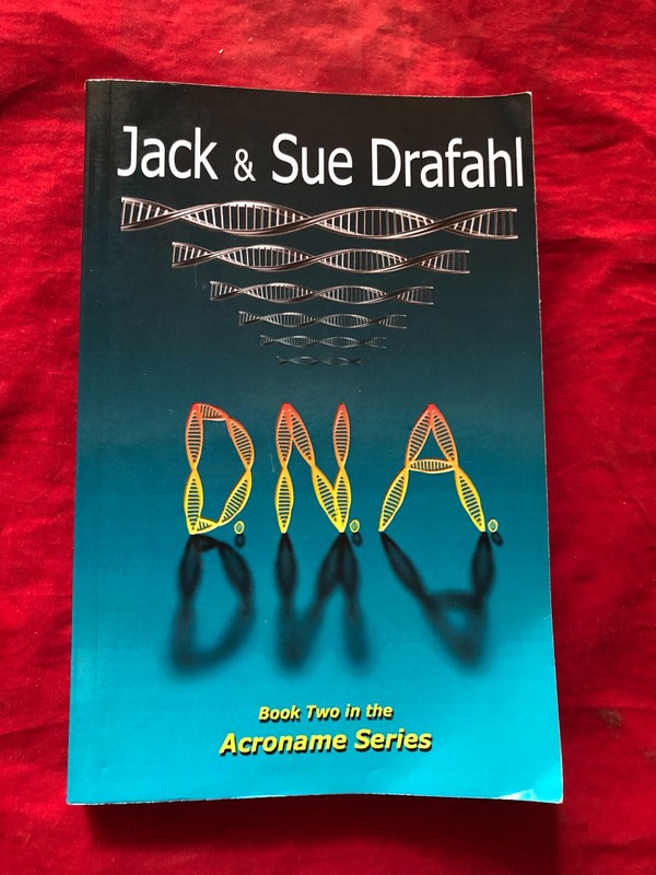 JACK & SUE DRAFAHL D.N.A. BOOK TWO PAPERBACK BOOK AUTOGRAPHED BY BOTH WRITERS