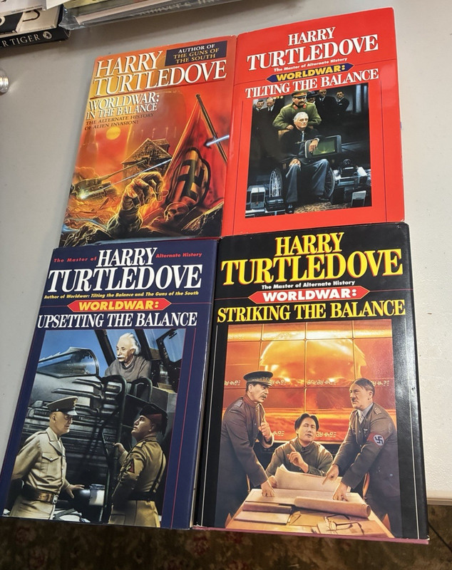 Harry Turtledove World War Series Four (4) Hardcovers First Printings Excellent