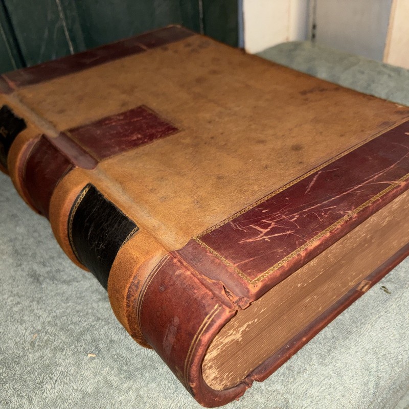 Huge Antique 1905 Ledger (Howard R. Rohn of Garfield, Berks Co. PA) gallery