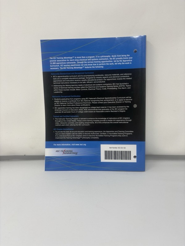 IEC Electrical Apprenticeship Curriculum 2023-2024 First Year Workbook + Manuel gallery
