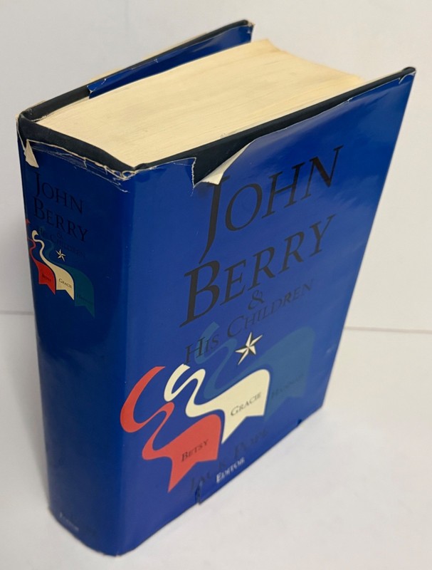John Berry & His Children Genealogy Indiana Kentucky Texas by Jack Pope 1988 HC