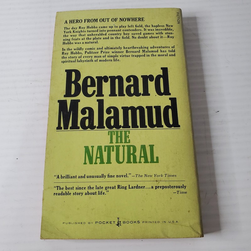 The Natural By Bernard Malamud 1973 Vintage Paperback Pocket Books New York gallery