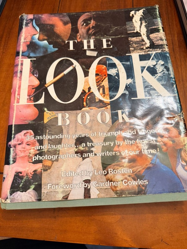 THE LOOK BOOK 1975 Leo Rosten Abrams Photography Anthology Marilyn Monroe Nixon