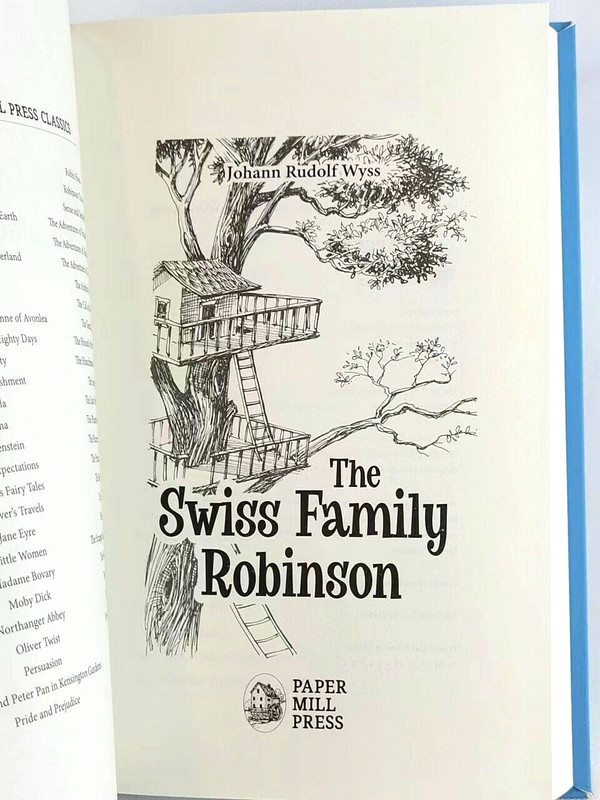 THE SWISS FAMILY ROBINSON Johann Rudolf Wyss Faux Leather Bound Illustrated NEW gallery