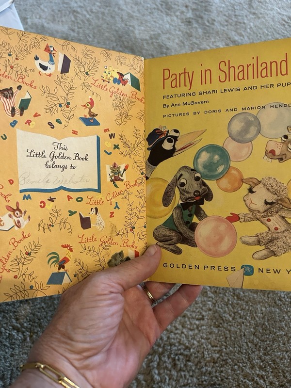 Party in Shariland featuring Shari Lewis and Her Puppets 1959 1st Edition gallery