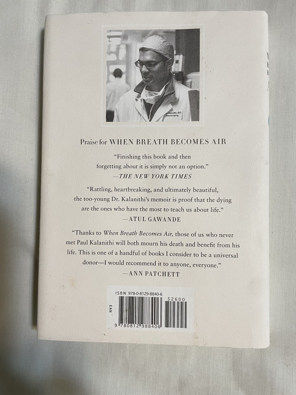 When Breath Becomes Air by Paul Kalanithi Hardcover gallery