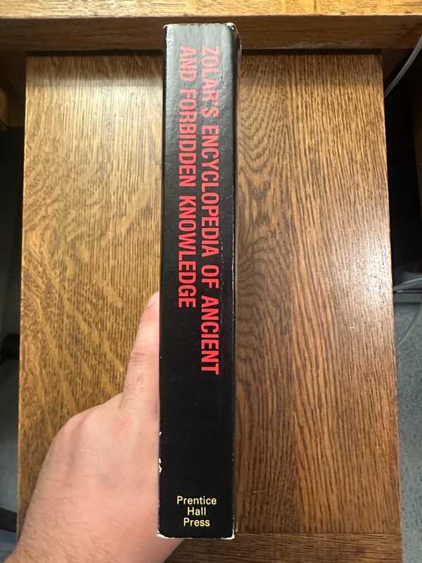 Zolar's Encyclopedia of Ancient and Forbidden Knowledge 1984 PB OCCULT ESOTERIC gallery