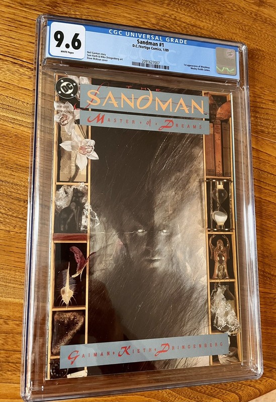 The Sandman 1 – 1989 master of dreams – 9.6 CGC, Near mint – Certified