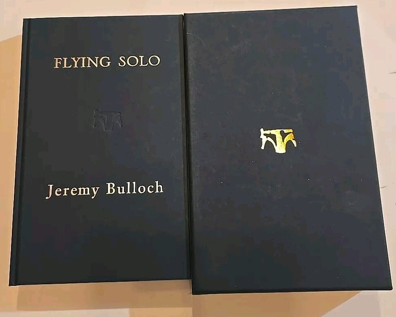 Flying Solo SIGNED Auto Autograph Jeremy Bulloch Boba Fett Star Wars 1598/2000