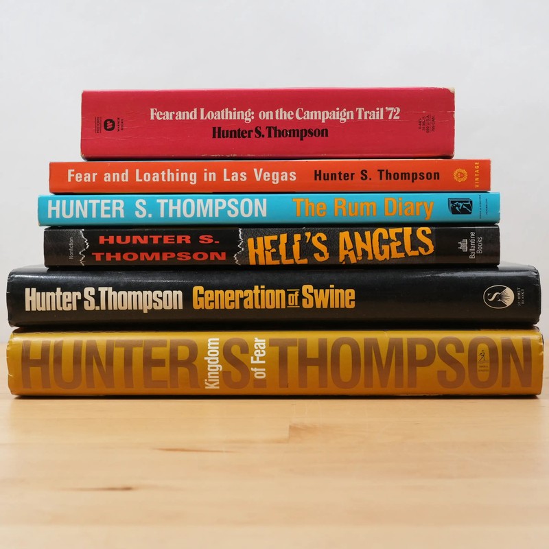 Hunter S Thompson – 6 Book Lot – Hell’s Angels, Fear and Loathing, Kingdom…
