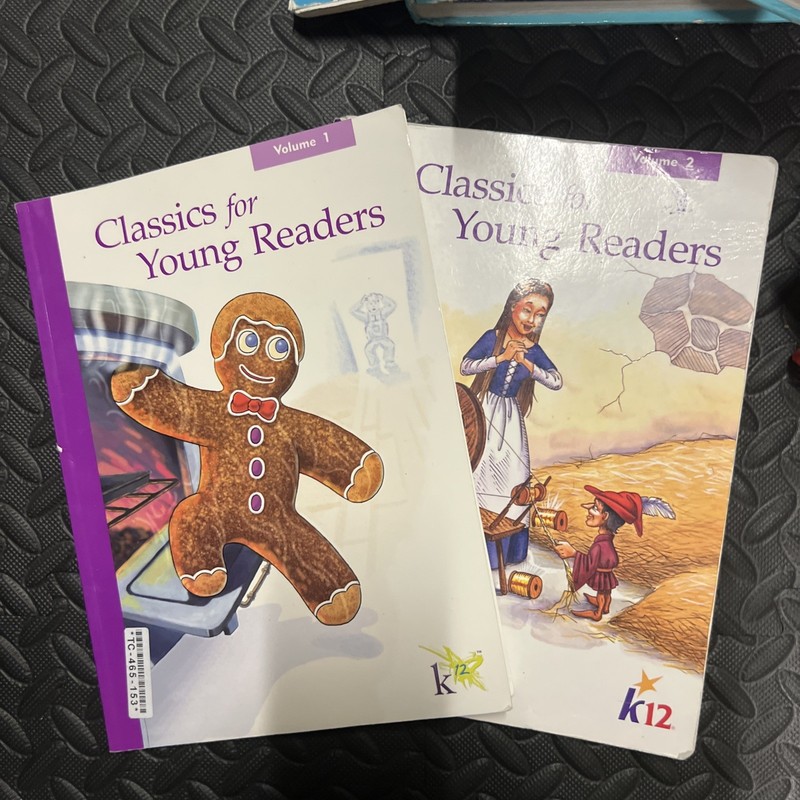 Classics for Young Readers Volume 1 and 2 K12 Program Stories Homeschool Reading
