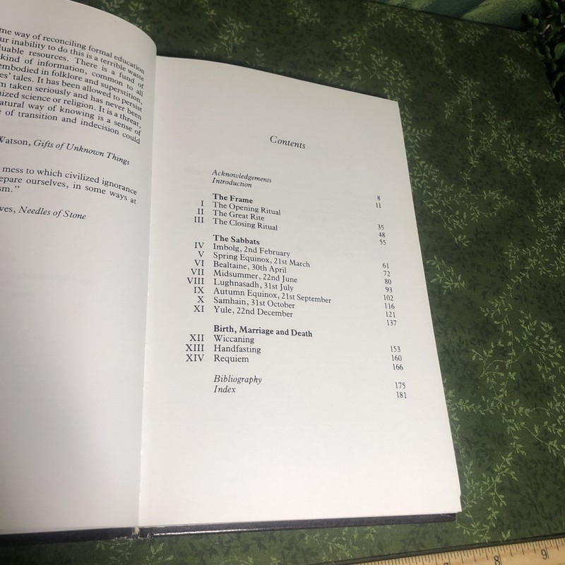 EIGHT SABBATS FOR WITCHES ~ JANET/STEWART FARRAR *Very Good" 1981 HC Occult Book gallery