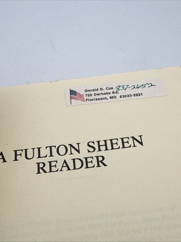 A Fulton Sheen Reader PB 1979 Catholic Digest Religious Inspiration Book gallery