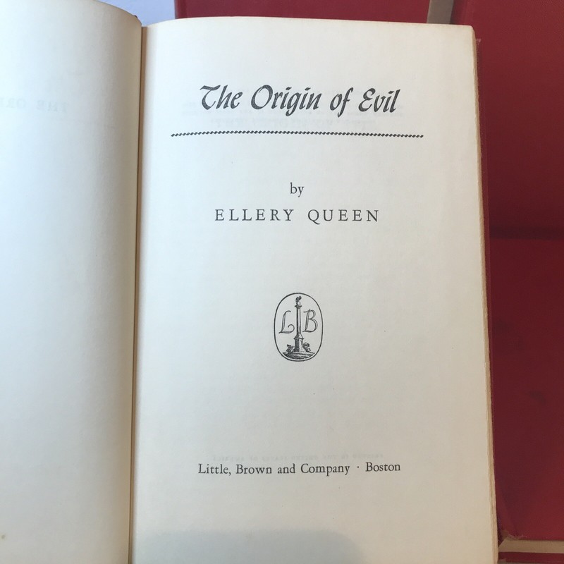 Vintage 1952 Ellery Queen Book Set Of 6 Published By Little Brown & Company gallery