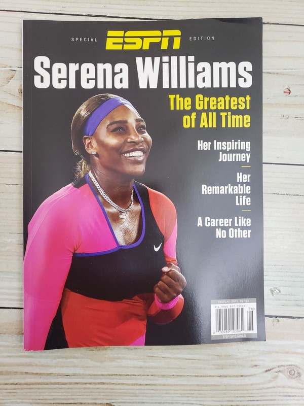 ESPN Special Edition Magazine January 2023 Serena Williams the Greatest All Time