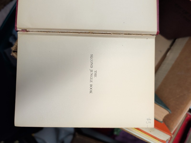 The Second Jungle Book Rudyard Kipling 1925 Doubleday School Edition gallery