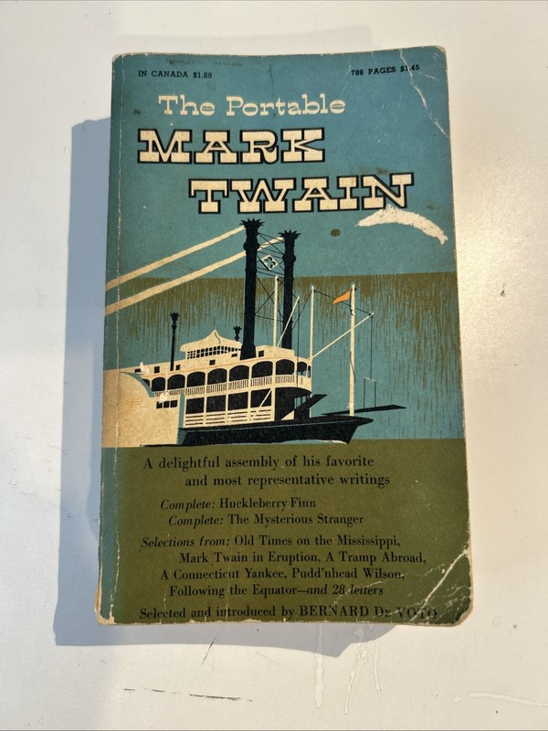 The Portable Mark Twain, Vintage Viking Press 1958, Bernard DeVoto, PB