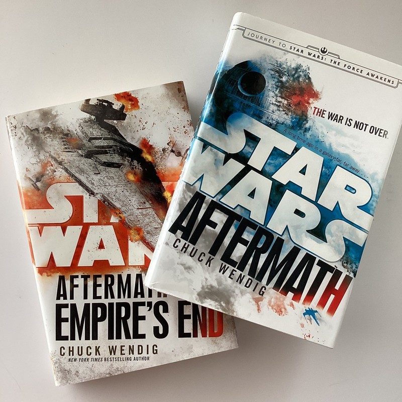 Starwars Aftermath & Aftermath Empire’s End 2 Book Lot HC First /1st VG