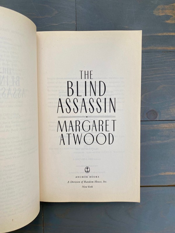 Blind Assassin : A Novel by Margaret Atwood (2001, Trade Paperback) gallery