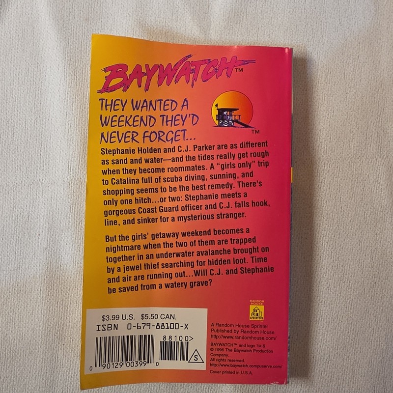 Baywatch Books Lot of 3 by Alicia Baldwin Paperback 1st Editions 1996 RARE gallery
