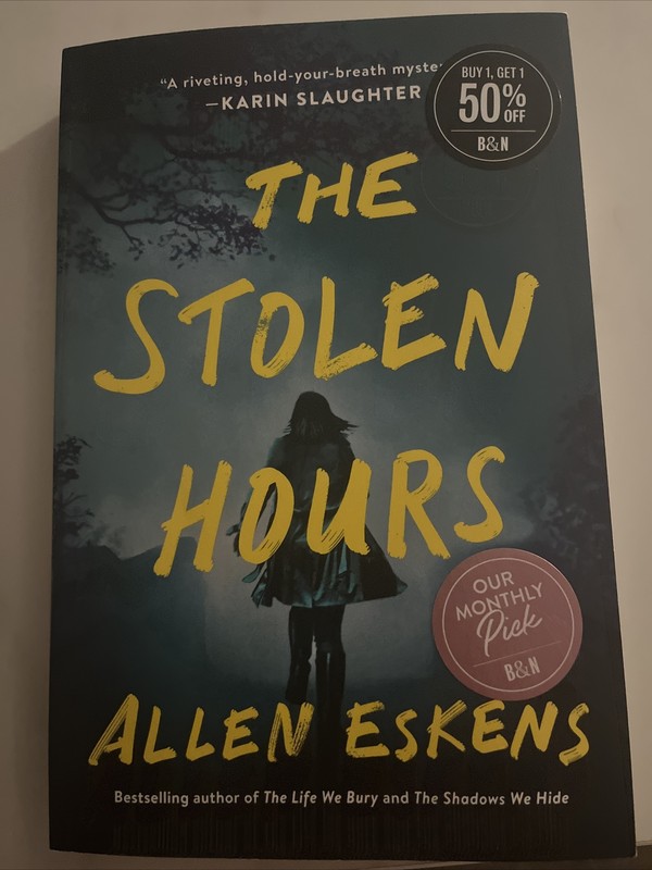 The Stolen Hours by Allen Eskens (2022, Trade Paperback)
