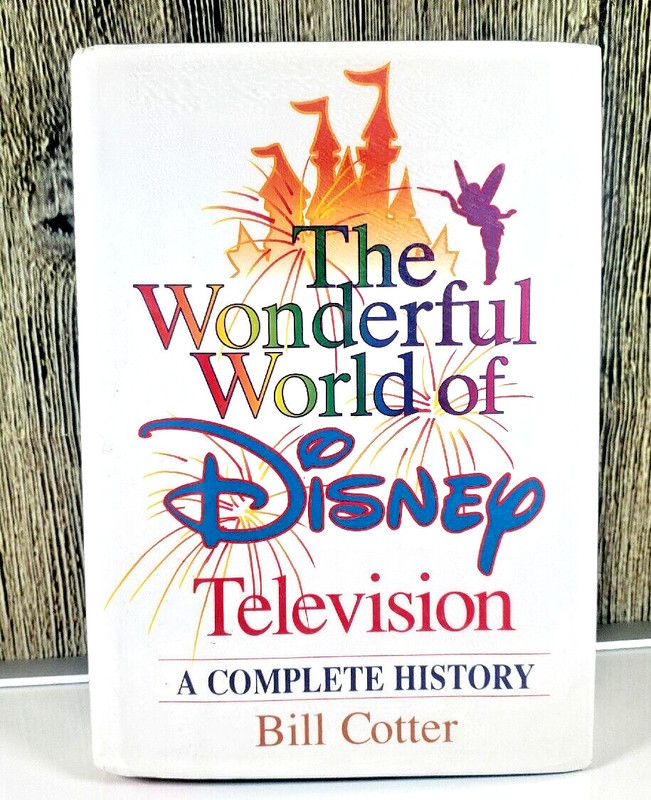 VTG Wonderful World of Disney Television By Bill Cotter Hardcover 1st Edition