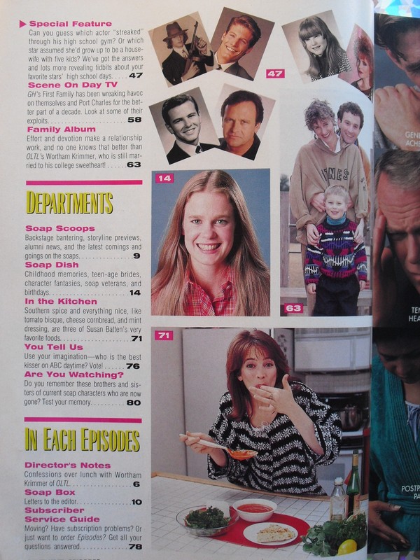YOUNG KELLY RIPA May 1992 EPISODES Soap Opera CELESTE HOLM KIN SHRINER gallery