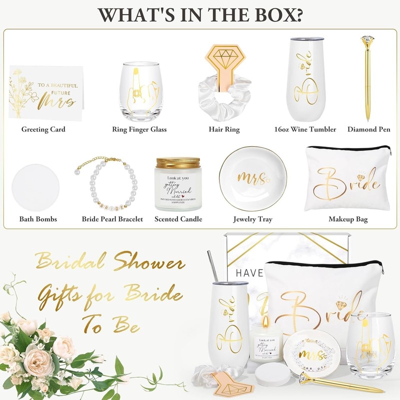 Ultimate Bride To Be Gift Set: Relaxing Essentials & Elegant Keepsakes gallery