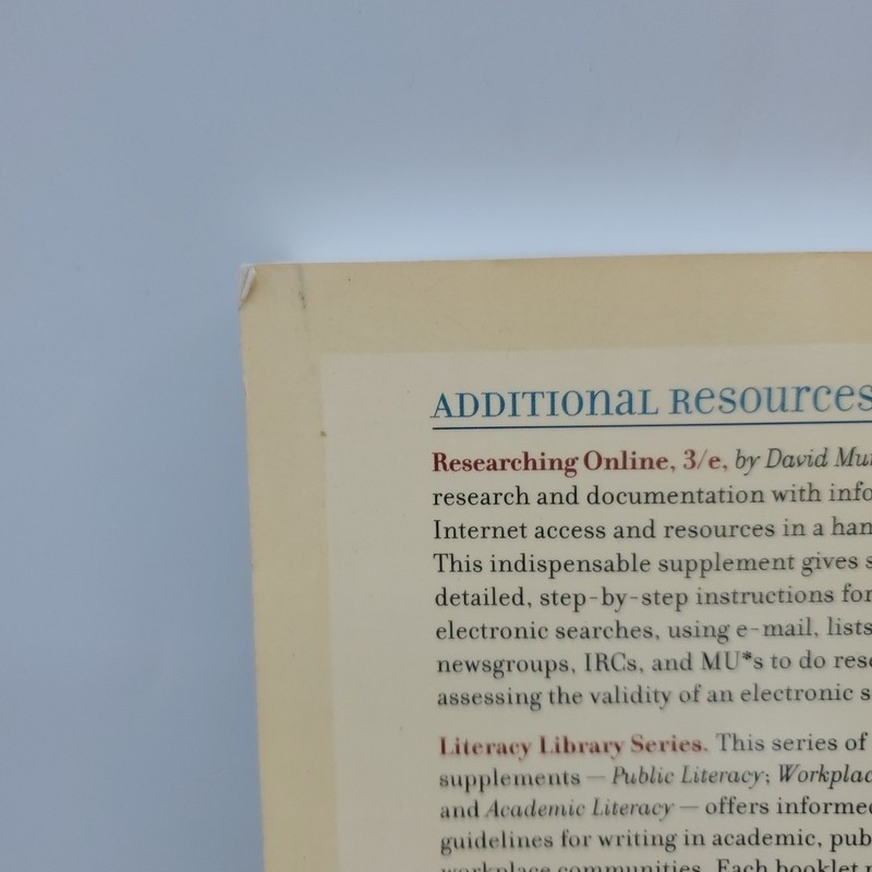 Longman Handbook for Writers and Readers by Celebration Press Staff (1999, Trade gallery