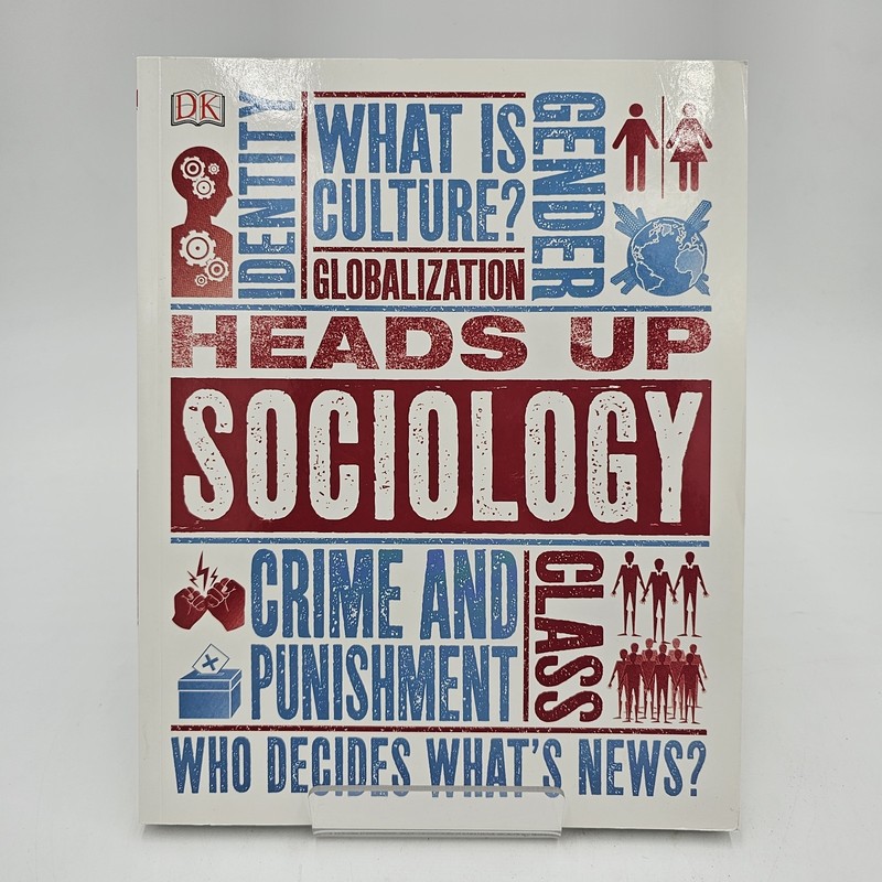Heads Up Sociology | DK Publishing | Visual Intro to Culture | Textbook PB LN